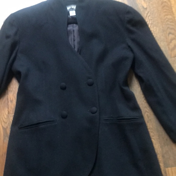 Black 100% Wool Gorgeous Suit - Picture 9 of 10